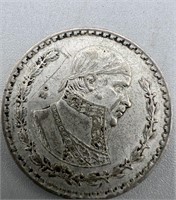 1962 Un Peso Mexican Silver Coin
