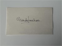 Glenda Jackson original signature