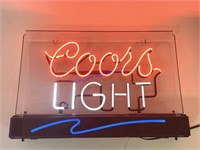 Vintage Coors Light Neon Beer Sign
