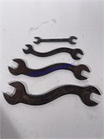 Vintage "S" Shaped Open Ended Wrenches