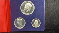1976-S Bicentennial 3 Coin Silver Proof Set