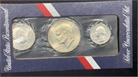 1976-S Bicentennial 3 Coin Silver UNC Mint Set