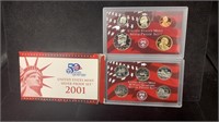 2001-S Red Box Silver Proof Set