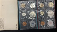 1964-P&D Silver UNC Mint Set w/ Envelope (no