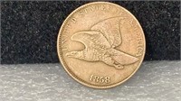 1858 LL Flying Eagle Cent