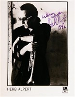Herb Alpert signed photo