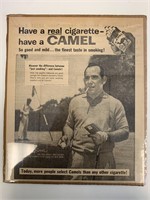 Yogi Berra Camel Cigarette Advertisement