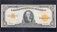 Currency: 1922 $10 Gold Certificate Note Better