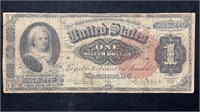 Currency: 1886 $1 Silver Certificate Note