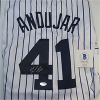 Miguel Andujar Signed Jersey with Beckett COA