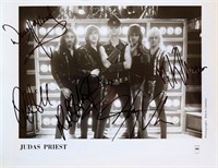 Judas Priest  signed promo photo