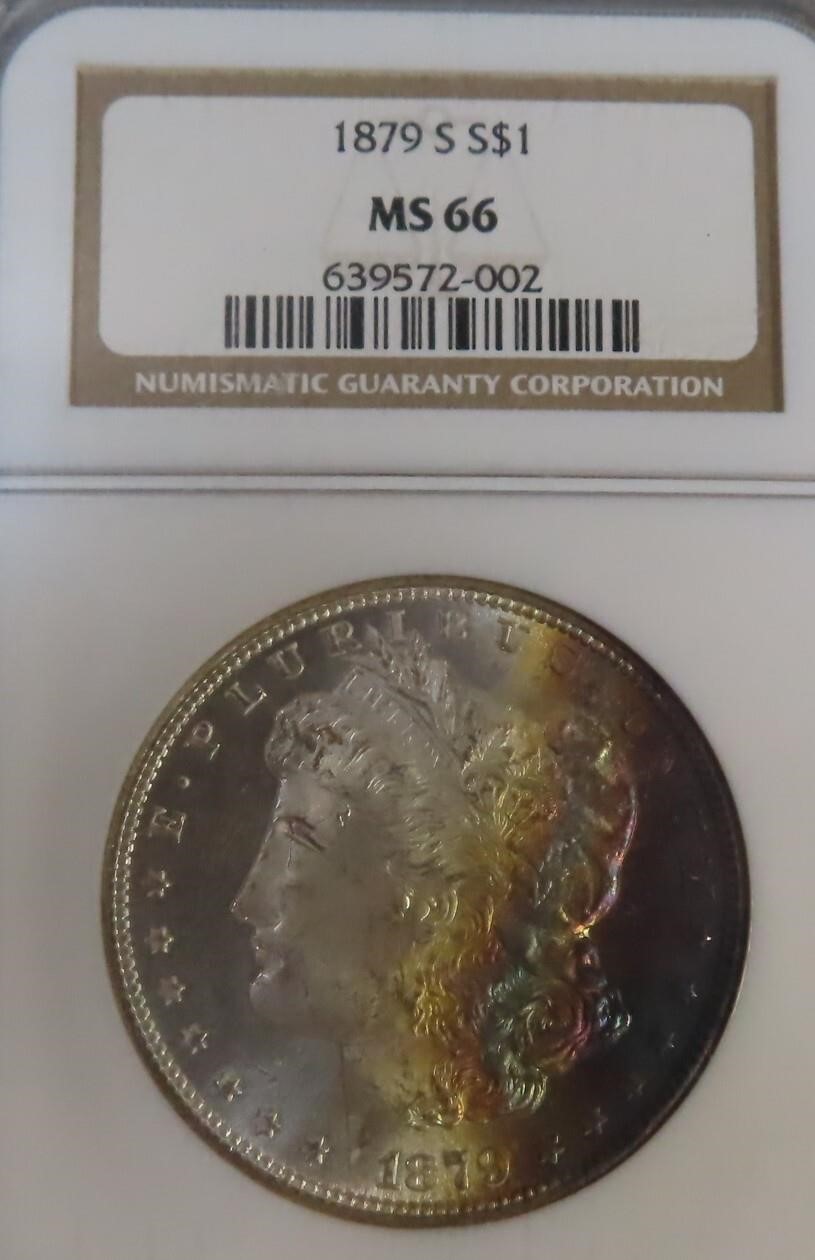 1879 - S Silver Morgan Dollar NGC MS66