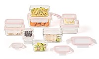 GLASSLOCK Smart 20-Piece Glass Food Storage Set -