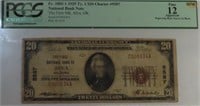 SCARCE! 1929 $20 National Bank Note Charter #5587