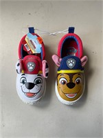 Brand new kids size 7 paw patrol shoes