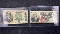 2-50 Cent Fractional Currency Notes
