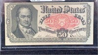 1875 #1380 50 Cent Fractional Currency