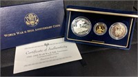 GOLD: 1995 WWII Proof Set w/ $5 Gold