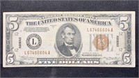 Currency: 1934A $5 Hawaiian FRN Note