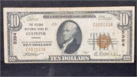 1929 $10 "Second Bank Culpeper, VA" #5394