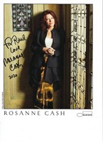 Rosanne Cash signed photo