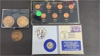 Coin Lot: 1982 Lincoln Set/ Quarter/ 3- Coin