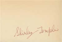 Shirley Temple authentic signature clip. GFA Authe
