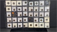 (39) Indian Heads Cents in 2x2's