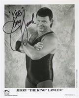 Jerry "The King" Lawler signed photo