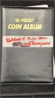 Coin Book w/ Halves,Quarters & Cents