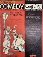 Comedy Song folio unsigned sheet music