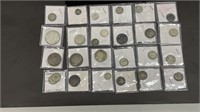 (26) Silver Assorted World / Foreign Coins