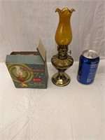 Vintage Oil Lamp w/ Box 10" tall