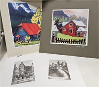Group of prints