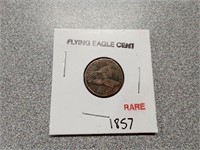 1857 flying eagle cent coin