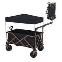 Strolking Extra Large Collapsible Garden Cart wit