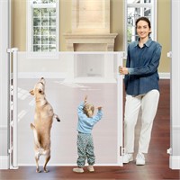 48" Extra Tall Baby Gates for Dogs Indoor 55" Wid