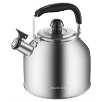 MAXCOOK 4.2 Quart/4L Stainless Steel Whistling Te