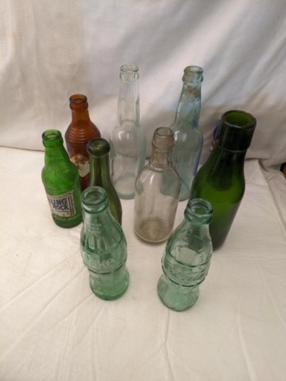 Vintage Bottles- Coca-Cola, Etc