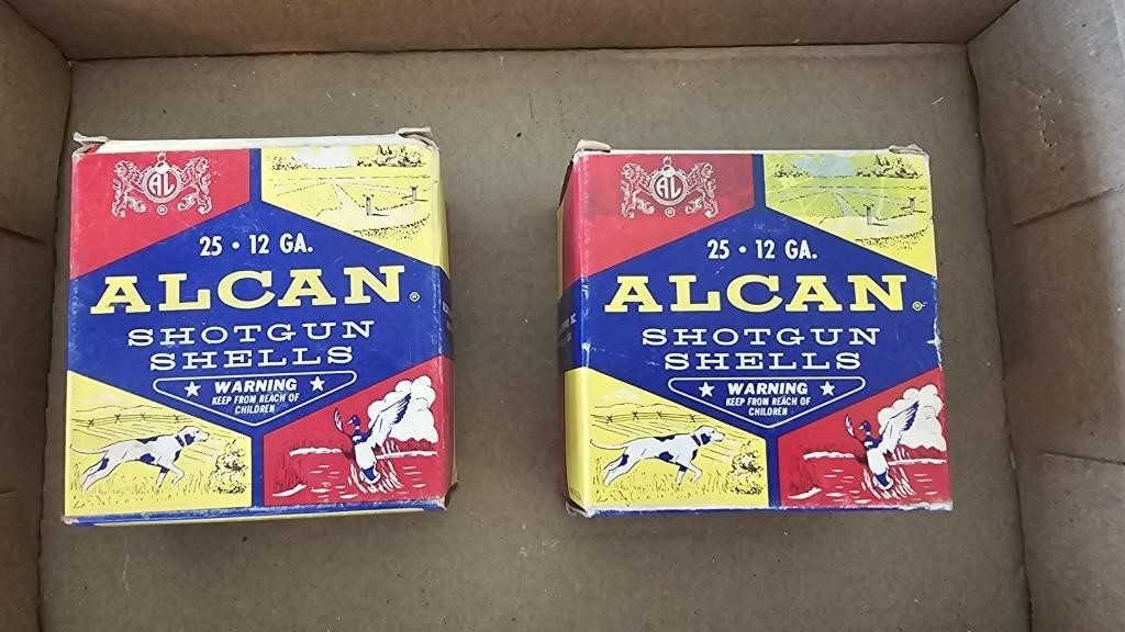Alcan Shotgun Shells 2 Boxes unused 25-12 Gauge
