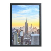 Frame Amo 15x21.25 Black Modern Picture or Puzzle