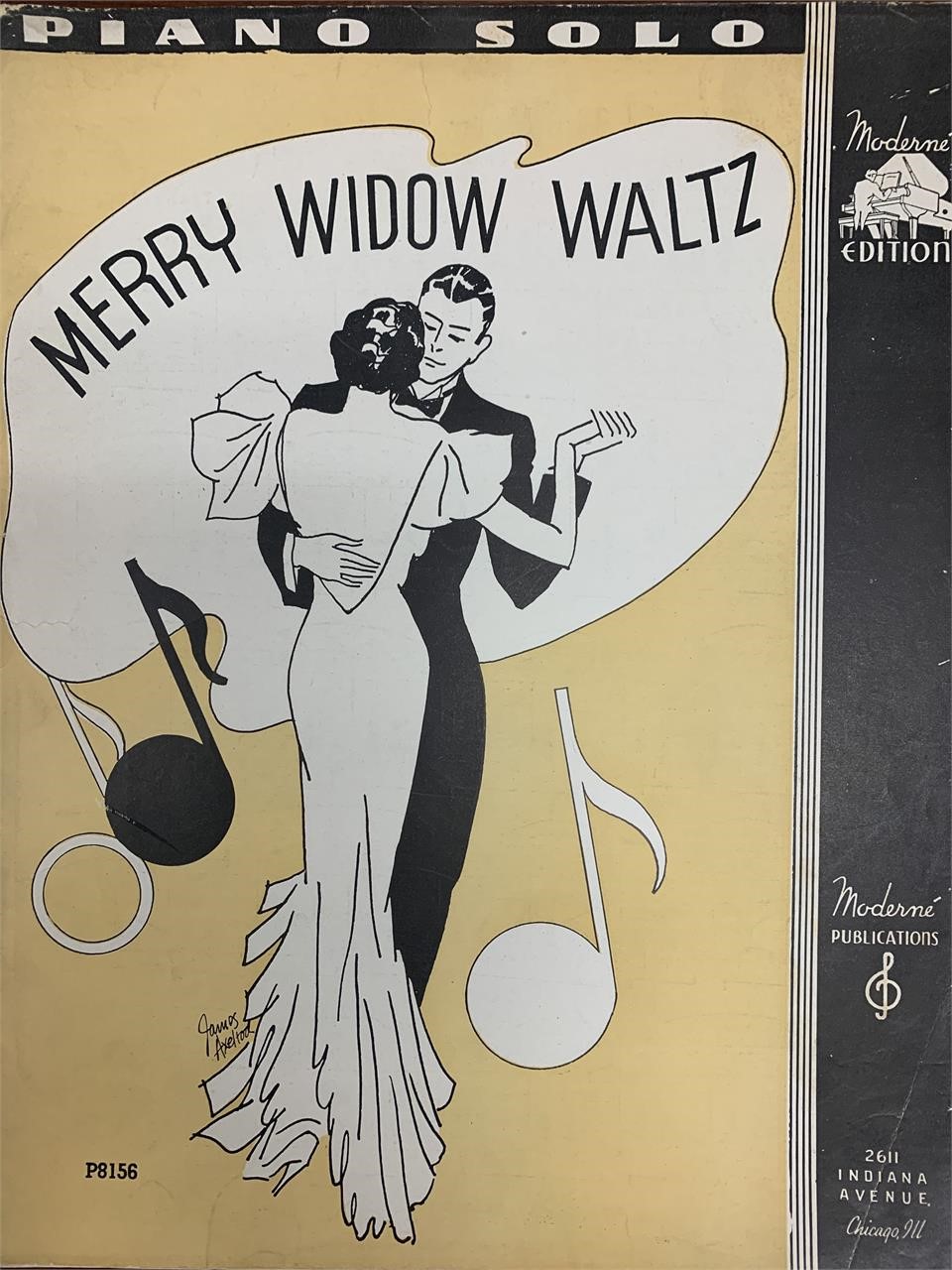 Merry Window Waltz unsigned sheet music