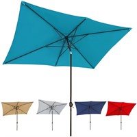 Blissun 10' Rectangular Patio Umbrella Outdoor Ma