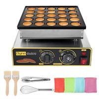 Dyna-Living Mini Pancake Maker 25pcs Dutch Pancak