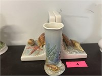 Nautical Bookends And Vase