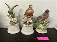 Lot Of 3 Ceramic Birds
