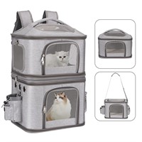 HOVONO Detachable Double Pet Carrier Backpack for