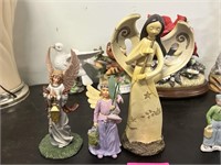 Three Ceramic Angels