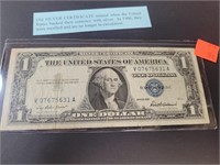 Old Silver Certificate 1957