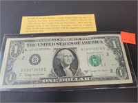 Scare Barr Note 1963  One Dollar